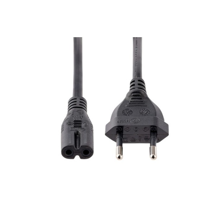 StarTech.com Cavo di Alimentazione CA da 3m, Spina Schuko a C5 2.5A-250V, 18AWG, (752E-3M-POWER-LEAD)