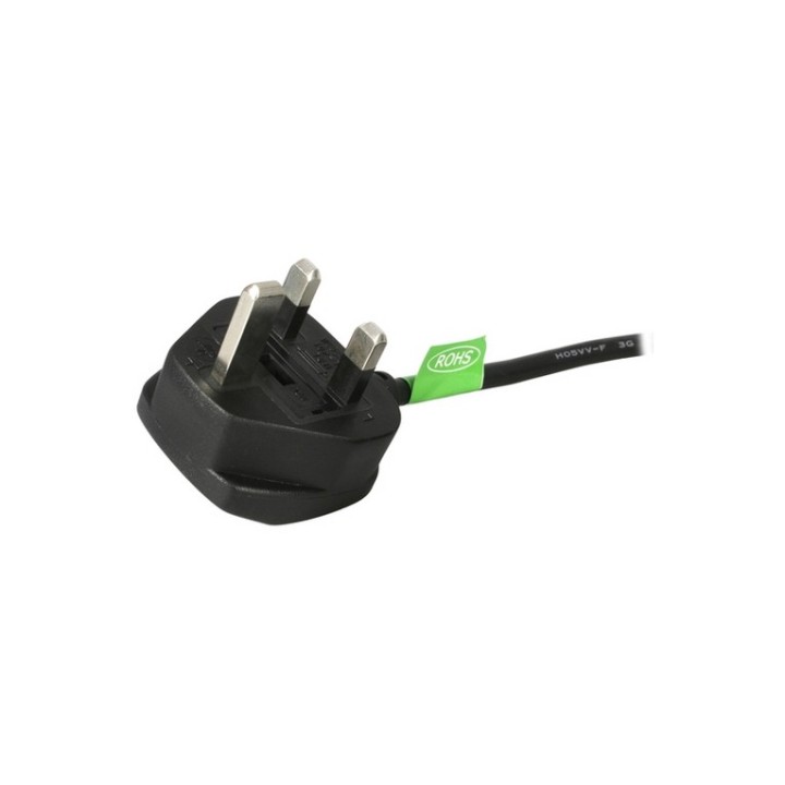 StarTech.com 3ft (1m) UK Computer Power Cable, BS 1363 to C13 Power Cord, 18AWG, (BS13U-1M-POWER-LEAD)