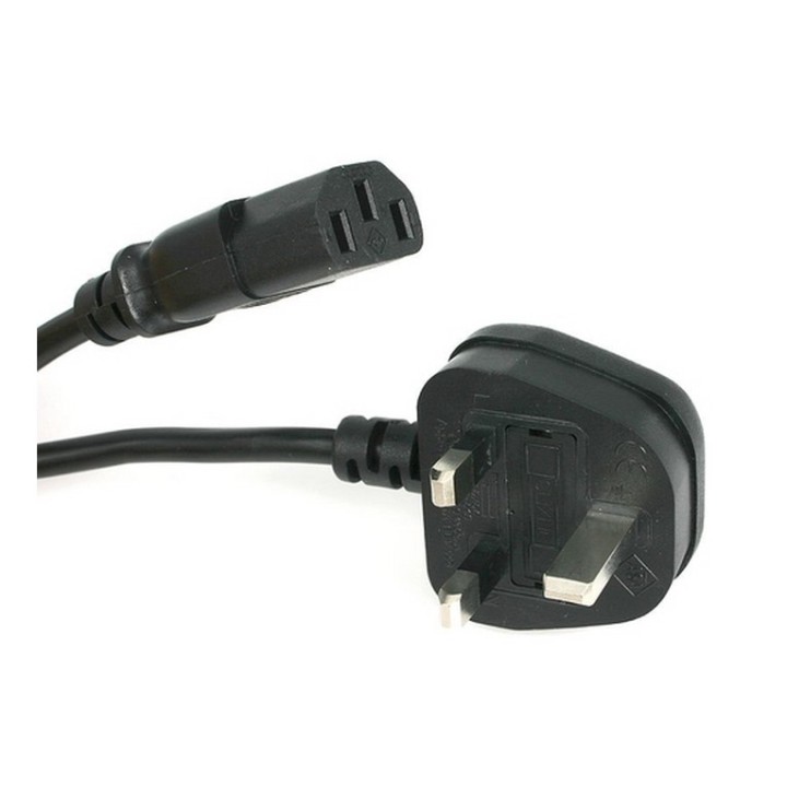StarTech.com 3ft (1m) UK Computer Power Cable, BS 1363 to C13 Power Cord, 18AWG, (BS13U-1M-POWER-LEAD)