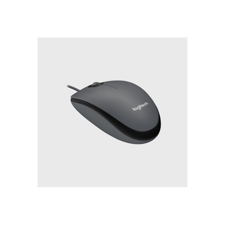 Logitech M100 - Mouse - dimensioni standard - per destrorsi e per sinistrorsi - (910-006652)