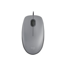 Logitech M110 Silent - Mouse - per destrorsi e per sinistrorsi - ottica - 3 puls