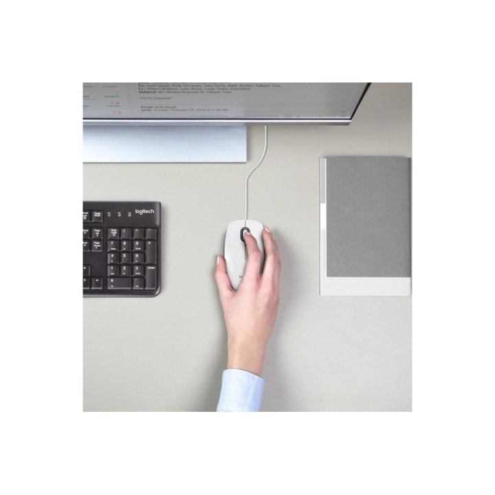 Logitech M100 - Mouse - dimensioni standard - per destrorsi e per sinistrorsi -