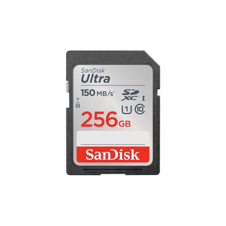 SanDisk Ultra - Scheda di memoria flash - 256 GB - UHS-I U1 / Class10 - UHS-I SD