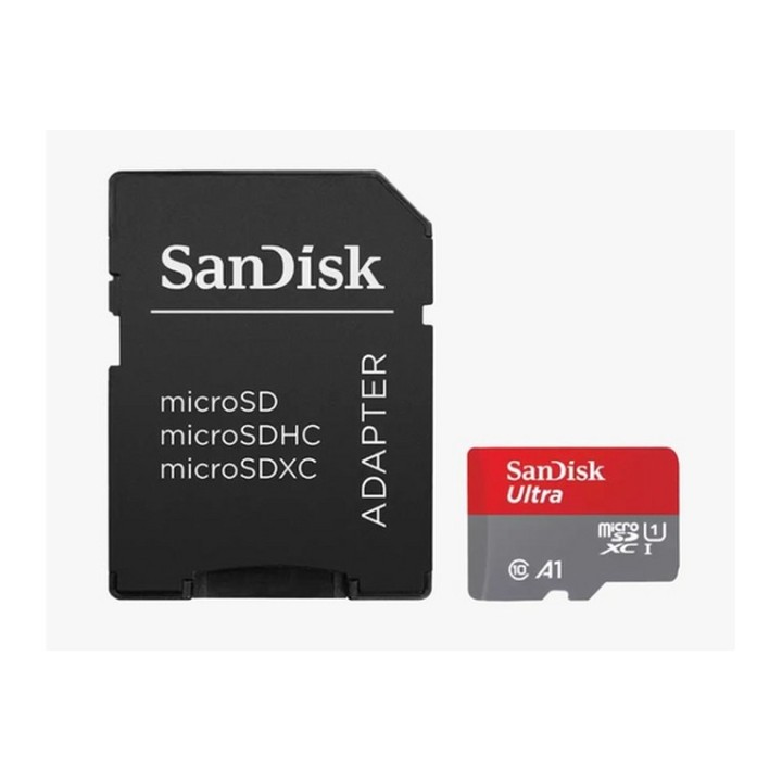 SanDisk Ultra - Scheda di memoria flash (adattatore da microSDXC a SD in dotazio (SDSQUAB-064G-GN6MA)