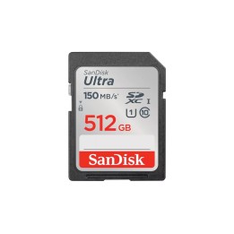SanDisk Ultra - Scheda di memoria flash - 512 GB - Class 10 - UHS-I SDXC (SDSDUNC-512G-GN6IN)