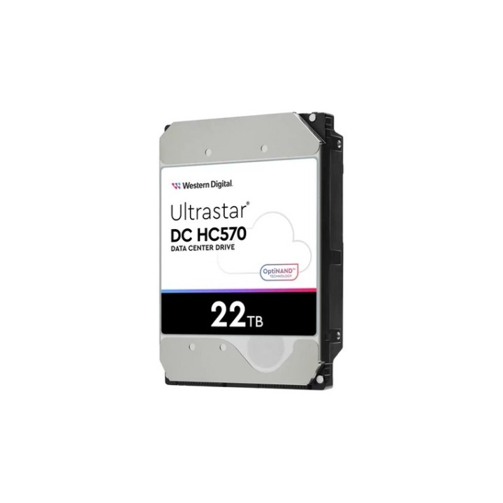 WD Ultrastar DC HC570 - HDD - 22 TB - interno - 3.5" - SATA 6Gb/s - 7200 rpm - b (0F48155) - WESTERN DI