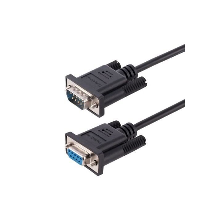 StarTech Cavo Seriale Null Modem RS232 da 3 m, Cavo COM Crossover DB9 - Cavo nul (9FMNM-3M-RS232-CABLE)