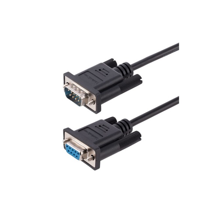 StarTech Cavo Seriale Null Modem RS232 da 3 m, Cavo COM Crossover DB9 - Cavo nul (9FMNM-3M-RS232-CABLE)