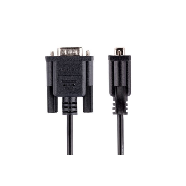 StarTech Cavo Seriale Null Modem RS232 da 3 m, Cavo COM Crossover DB9 - Cavo nul (9FMNM-3M-RS232-CABLE)