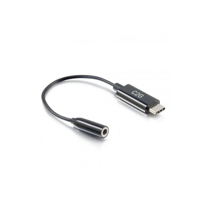 C2G USB C to 3.5mm Audio Adapter - USB C to AUX Cable - USB C to Headphone Jack (54426) - LEGRAND