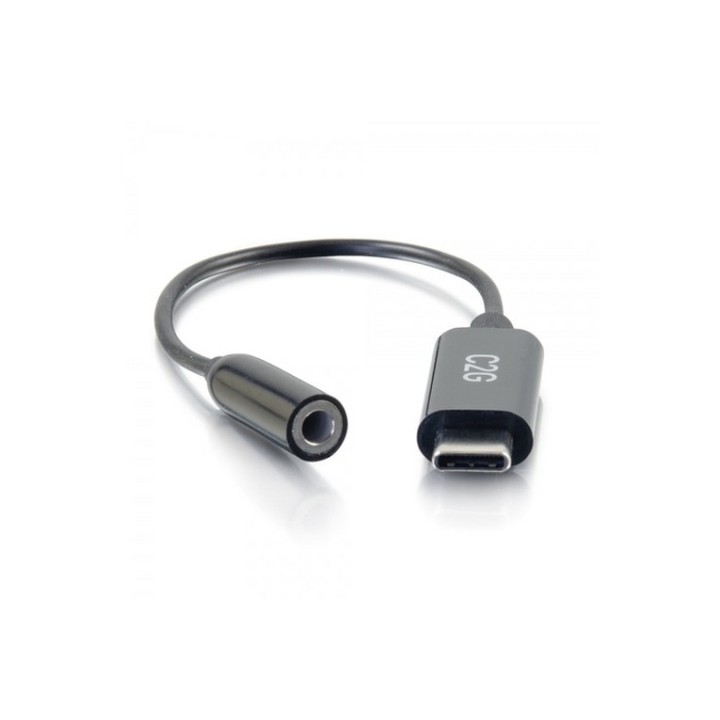 C2G USB C to 3.5mm Audio Adapter - USB C to AUX Cable - USB C to Headphone Jack (54426) - LEGRAND