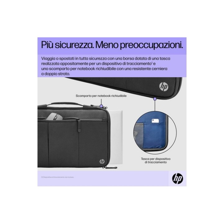 HP Renew Executive - Custodia per notebook - 14.1" - nero - per P/N: 5P6P8EAABU