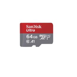 SanDisk Ultra - Scheda di memoria flash (adattatore da microSDXC a SD in dotazio