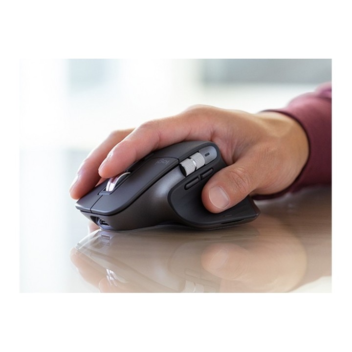 Logitech Master Series MX Master 3S for Business - Mouse - ergonomico - per dest (910-006582)