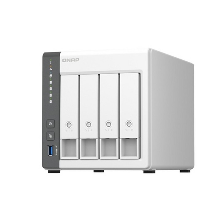 QNAP TS-433 - Server NAS - 4 alloggiamenti - SATA 6Gb/s - RAID 0, 1, 5, 6, 10, J