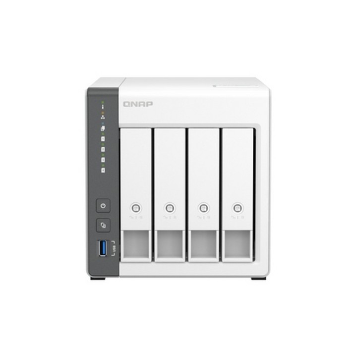QNAP TS-433 - Server NAS - 4 alloggiamenti - SATA 6Gb/s - RAID 0, 1, 5, 6, 10, J