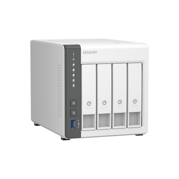 QNAP TS-433 - Server NAS - 4 alloggiamenti - SATA 6Gb/s - RAID 0, 1, 5, 6, 10, J