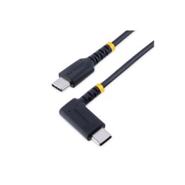 StarTech 6in (15cm) USB C Charging Cable Right Angle, 60W PD 3A, Heavy Duty Fast