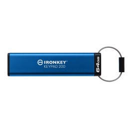 Kingston IronKey Keypad 200 - Chiavetta USB - crittografato - FIPS 140-3 Level 3