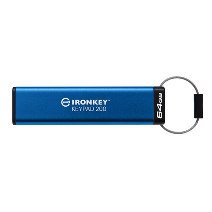 Kingston IronKey Keypad 200 - Chiavetta USB - crittografato - FIPS 140-3 Level 3