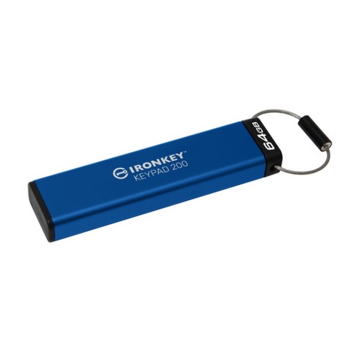 Kingston IronKey Keypad 200 - Chiavetta USB - crittografato - FIPS 140-3 Level 3