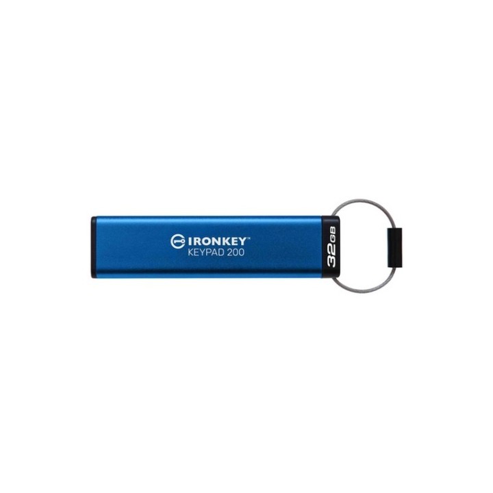 Kingston IronKey Keypad 200 - Chiavetta USB - crittografato - FIPS 140-3 Level 3 (IKKP200/32GB)