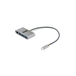 Startech Hub USB-C con Ethernet a 3 Porte - 3xUSB-A 3.0 5Gbps, GbE - Hub - 3 x S