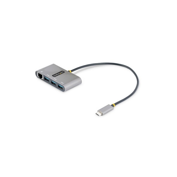Startech Hub USB-C con Ethernet a 3 Porte - 3xUSB-A 3.0 5Gbps, GbE - Hub - 3 x S