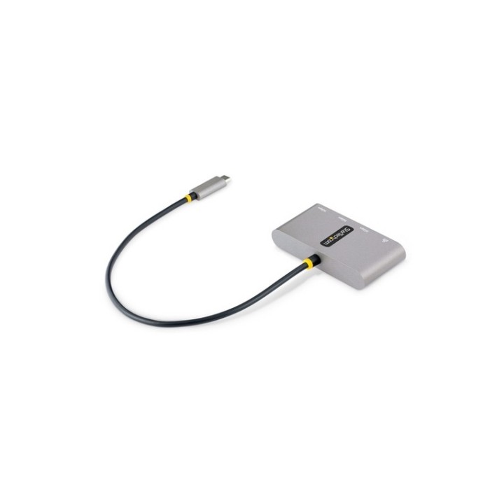 Startech Hub USB-C con Ethernet a 3 Porte - 3xUSB-A 3.0 5Gbps, GbE - Hub - 3 x S