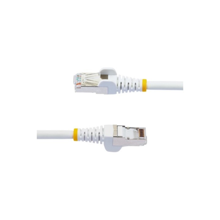 StarTech.com Cavo Ethernet CAT6a 1,5m, Cavo di rete LSZH schermato Bianco - Cavo (NLWH-150-CAT6A-PATCH)