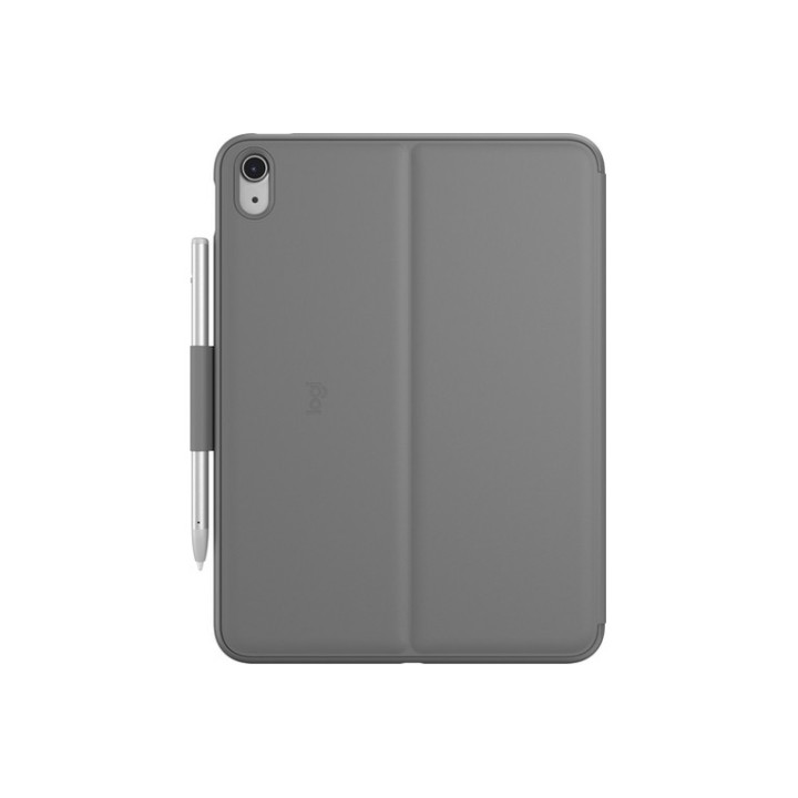 Logitech Slim Folio - Custodia tastiera e carta - senza fili - Bluetooth LE - QW