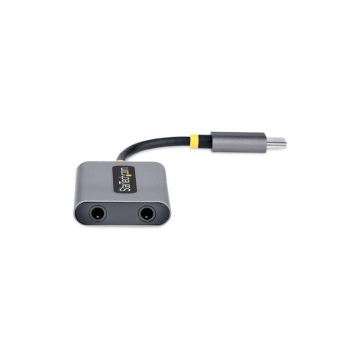 Startech Adattatore USB C a Jack - Splitter USB C per 2 Cuffie/Mic - Ripartitore