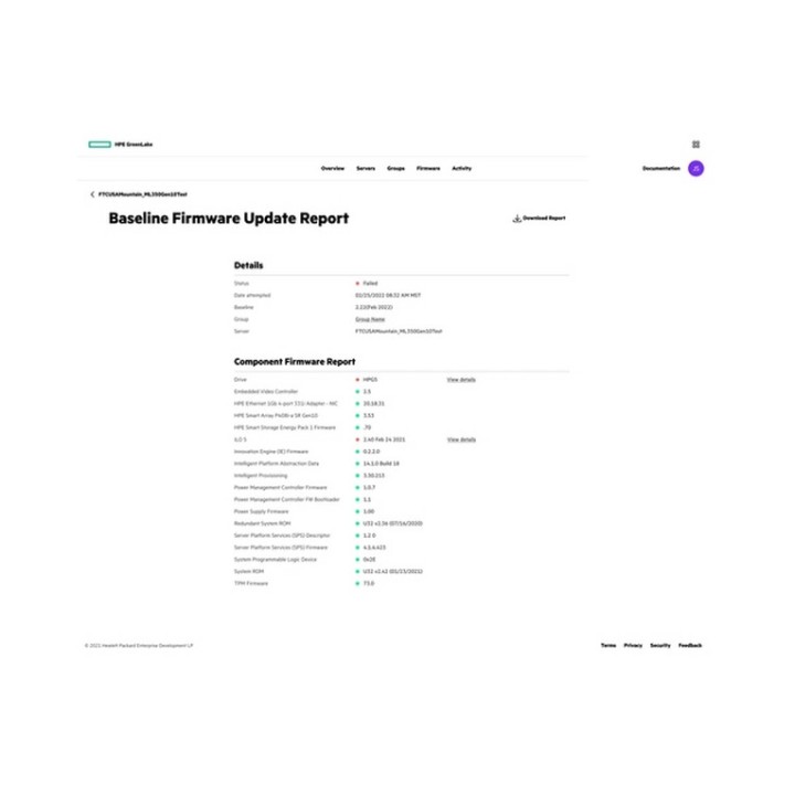 HPE GreenLake for Compute Ops Management - Licenza a termine (5 anni) - hosted - (R7A12AAE) - HP ENT