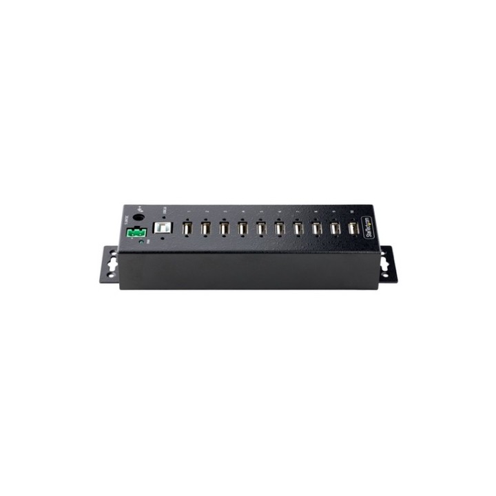 Startech 10-Port Industrial USB 2.0 Hub, Rugged USB Hub w/15kV Air/8kV Contact E