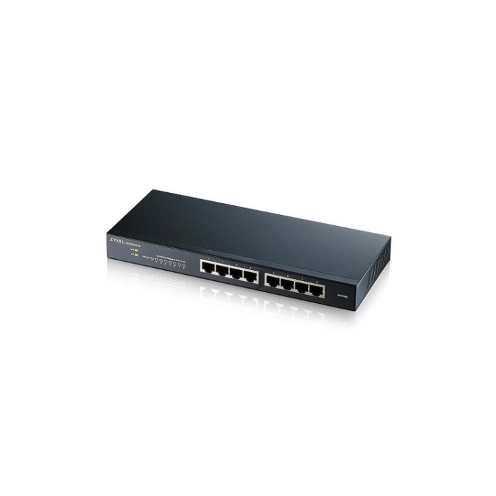 Zyxel GS1900-8 - Switch - intelligente - 8 x 10/100/1000 - desktop, montaggio a (GS1900-8-EU0102F)