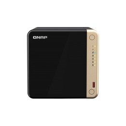 QNAP TS-464 - Server NAS - 4 alloggiamenti - SATA 6Gb/s - RAID 0, 1, 5, 6, 10, J