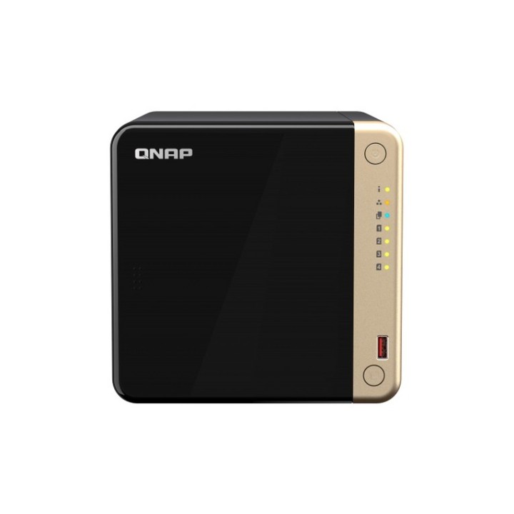 QNAP TS-464 - Server NAS - 4 alloggiamenti - SATA 6Gb/s - RAID 0, 1, 5, 6, 10, J
