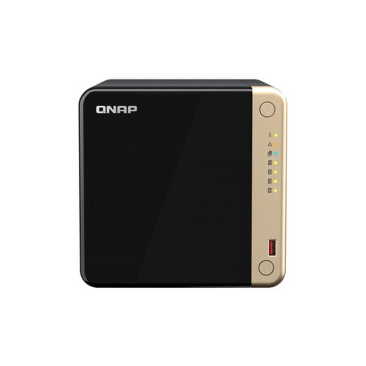 QNAP TS-464 - Server NAS - 4 alloggiamenti - SATA 6Gb/s - RAID 0, 1, 5, 6, 10, J