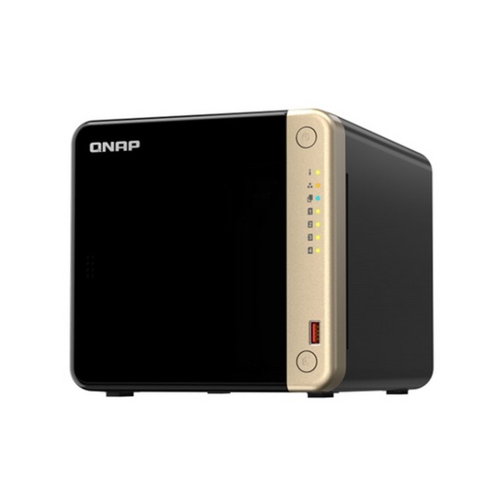 QNAP TS-464 - Server NAS - 4 alloggiamenti - SATA 6Gb/s - RAID 0, 1, 5, 6, 10, J