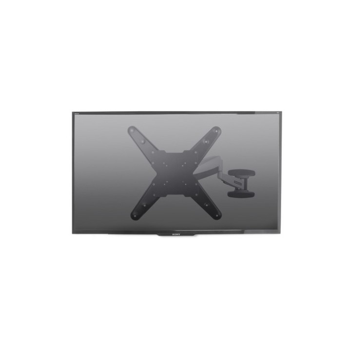 StarTech.com Staffa per TV a parete, Supporto TV VESA da 23 a 55" /30kg - Kit mo