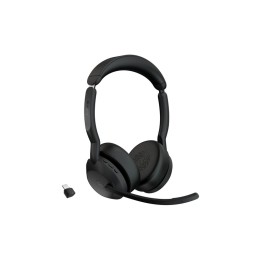 Jabra Evolve2 55 MS Stereo - Cuffie con microfono - over ear - Bluetooth - senza