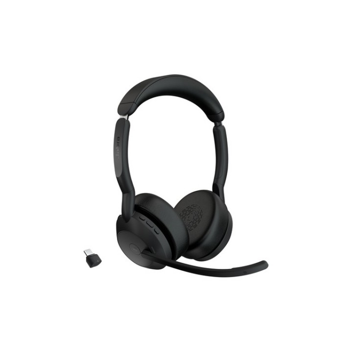 Jabra Evolve2 55 MS Stereo - Cuffie con microfono - over ear - Bluetooth - senza