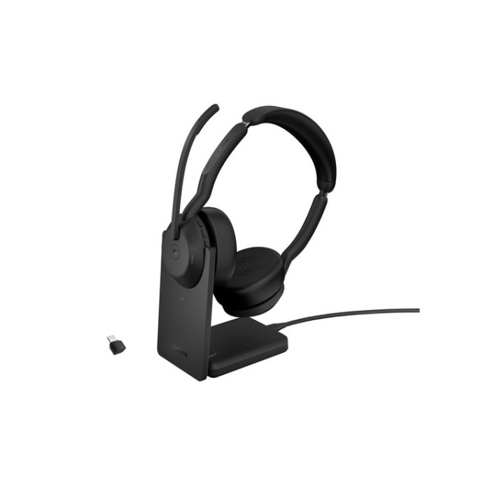 Jabra Evolve2 55 MS Stereo - Cuffie con microfono - over ear - Bluetooth - senza