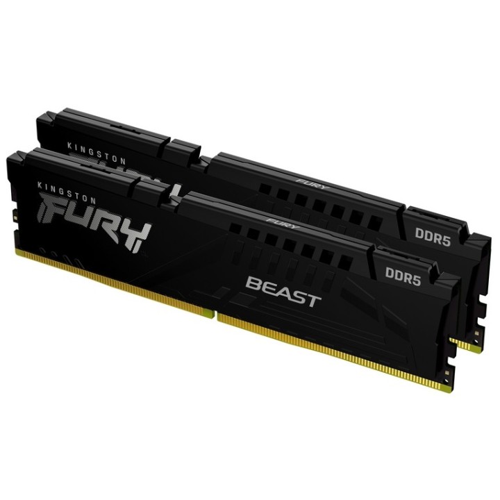 Kingston FURY Beast - DDR5 - kit - 16 GB: 2 x 8 GB - DIMM 288-PIN - 5600 MT/s /