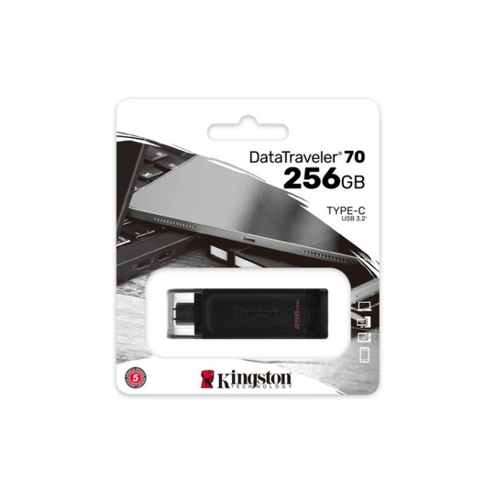 Kingston DataTraveler 70 - Chiavetta USB - 256 GB - USB-C 3.2 Gen 1