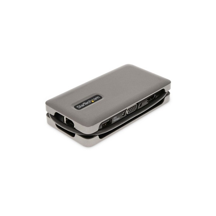 StarTech.com Adattatore Multiporta USB-C - HDMI/VGA 4K, Hub USB, PD 100W - Docki
