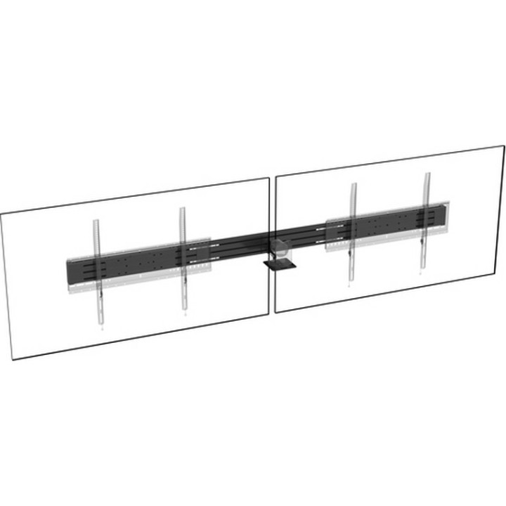 Vision VFM-F50_DL - Componente di montaggio (binario) - per 2 pannelli LCD / pla (VFM-F50_DL)
