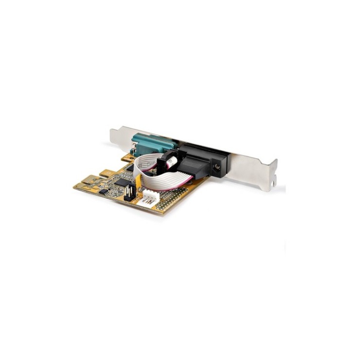 Startech Scheda Seriale PCIe a 2x RS232 DB9, 16C1050 UART / COM - Scheda seriale (21050-PC-SERIAL-LP)