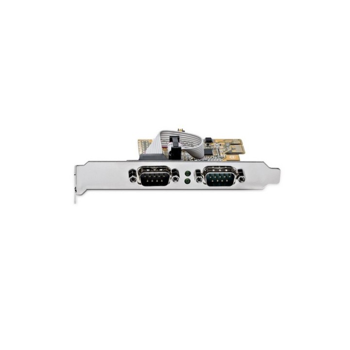 Startech Scheda Seriale PCIe a 2x RS232 DB9, 16C1050 UART / COM - Scheda seriale (21050-PC-SERIAL-LP)