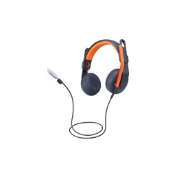 Logitech Zone Learn On-Ear Wired Headset for Learners, USB-A - Cuffie con microf (981-001367)